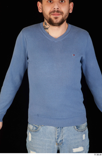 Hamza blue sweatshirt dressed upper body 0001.jpg